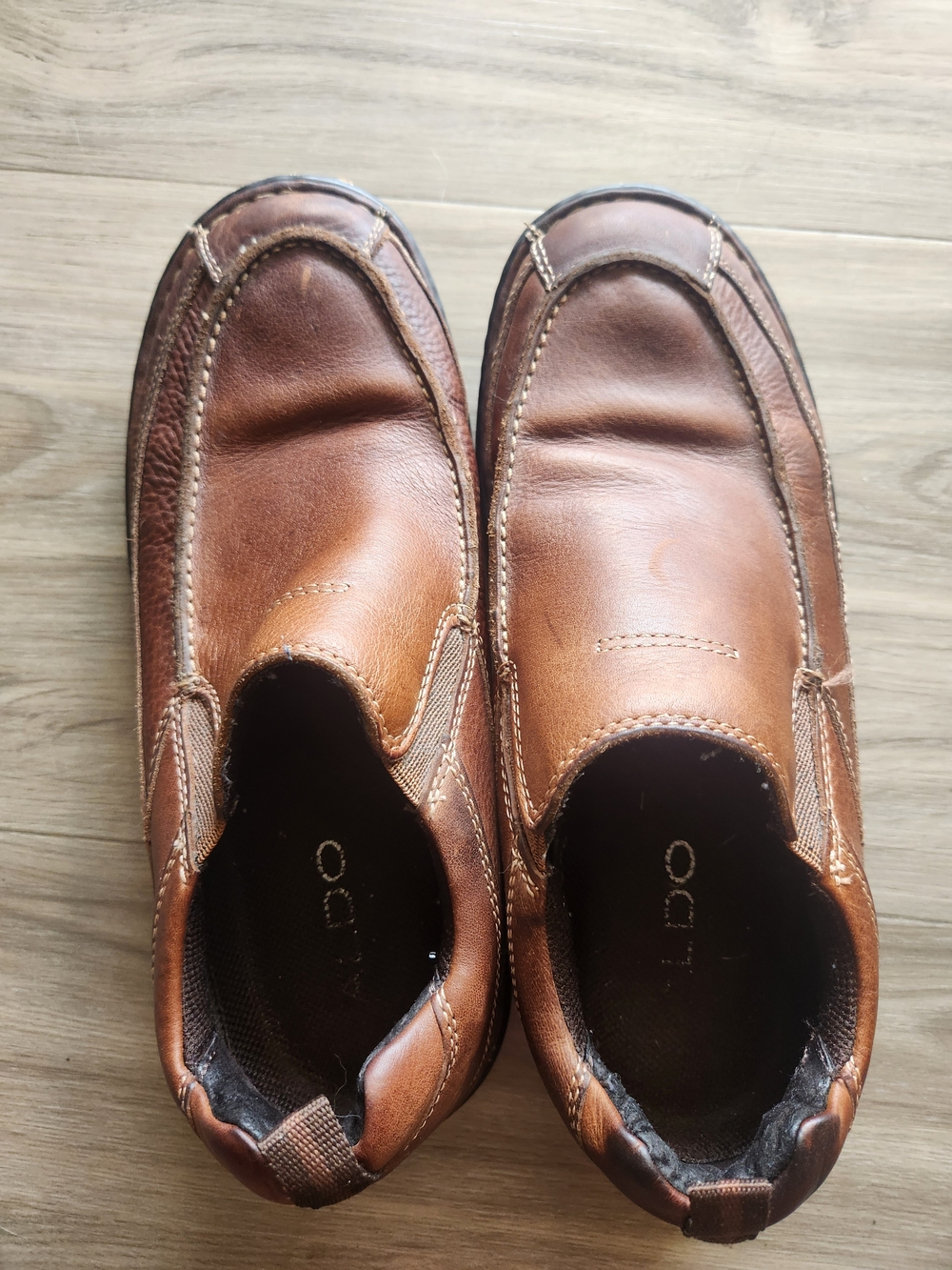 Aldo Men's Slip-On Leather Loafers in Brown